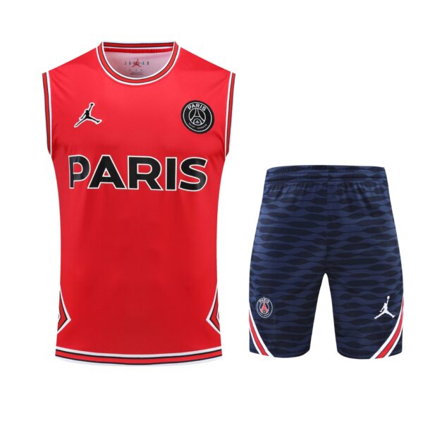 Conjunto tirantes PSG rojo Paris