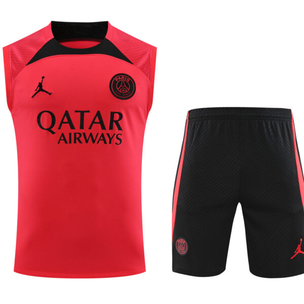 Conjunto tirantes PSG rojo