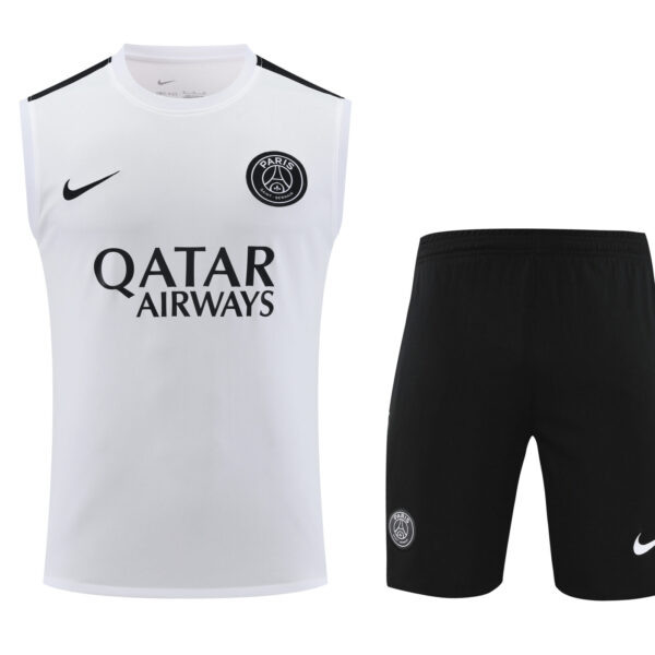Conjunto tirantes PSG blanco