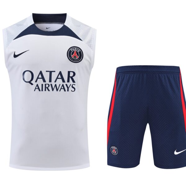 Conjunto tirantes PSG blanco