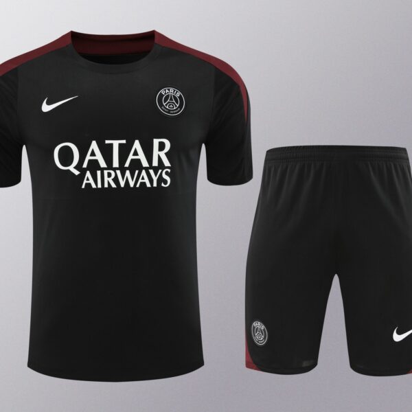 Conjunto de calentamiento PSG negro