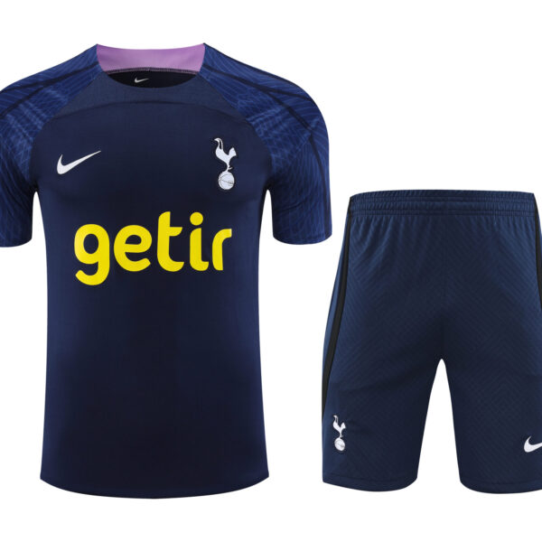 Conjunto de calentamiento Tottenham Hotspur azul oscuro